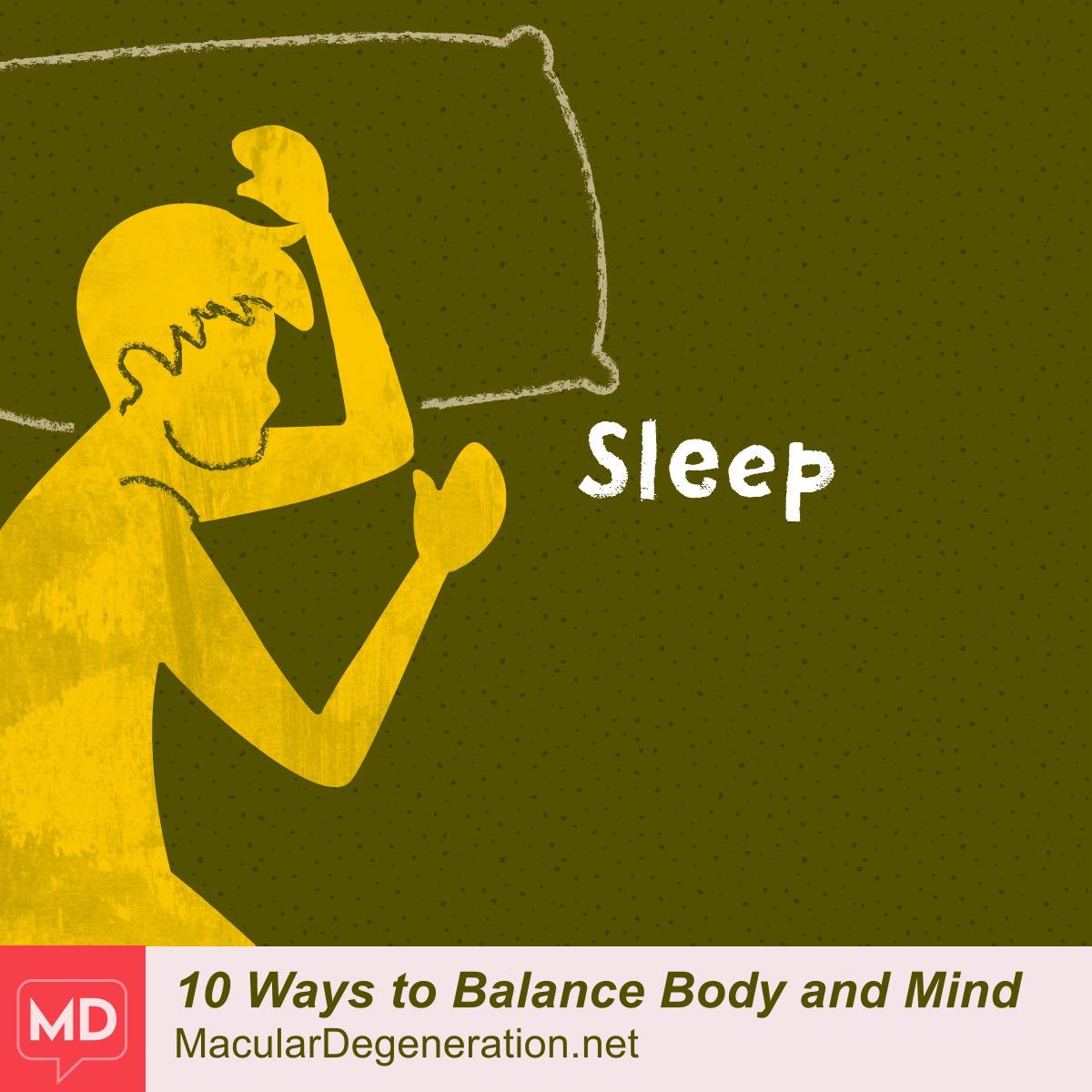 A person stands with one hand on the chest and the other over the belly.